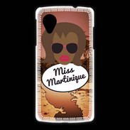 Coque LG Nexus 5 Miss Martinique Black