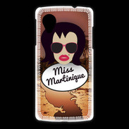 Coque LG Nexus 5 Miss Martinique Brune