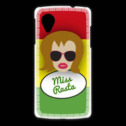 Coque LG Nexus 5 Miss Rasta Rousse