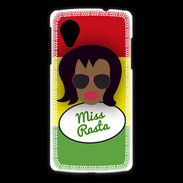 Coque LG Nexus 5 Miss Rasta Black