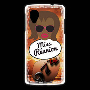 Coque LG Nexus 5 Miss Réunion Black