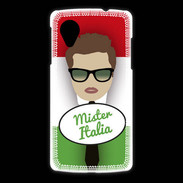 Coque LG Nexus 5 Mister Italie Chatain