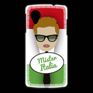 Coque LG Nexus 5 Mister Italie Roux