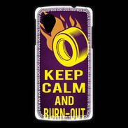 Coque LG Nexus 5 Keep Calm and Burn Out violet