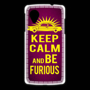 Coque LG Nexus 5 Keep Calm and Be Furious Rose