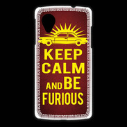 Coque LG Nexus 5 Keep Calm and Be Furious Rouge