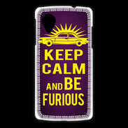 Coque LG Nexus 5 Keep Calm and Be Furious Violet