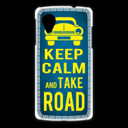 Coque LG Nexus 5 Keep Calm and Take o road 2 Bleu