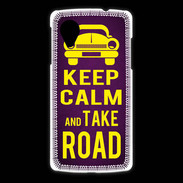 Coque LG Nexus 5 Keep Calm and Take o road 2 Violet