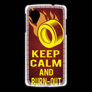 Coque LG Nexus 5 Keep Calm and Burn Out Rouge