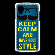 Coque LG Nexus 5 Keep Calm and Have a good Style Bleu