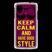 Coque LG Nexus 5 Keep Calm and Have a good Style Rose