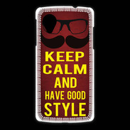 Coque LG Nexus 5 Keep Calm and Have a good Style Rouge