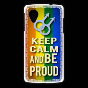 Coque LG Nexus 5 Keep Calm and Be Proud mens Gay