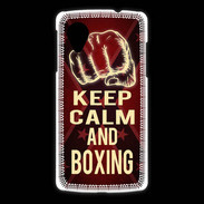 Coque LG Nexus 5 Keep Calm and Boxing Rouge