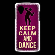 Coque LG Nexus 5 Keep Calm and Dance Rose