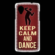Coque LG Nexus 5 Keep Calm and Dance Rouge
