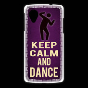 Coque LG Nexus 5 Keep Calm and Dance Violet