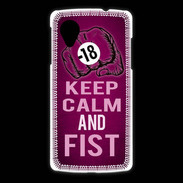 Coque LG Nexus 5 Keep Calm and Fist Rose