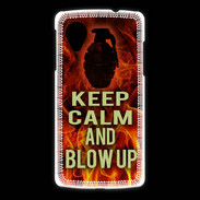 Coque LG Nexus 5 Keep Calm and Grenade Feu