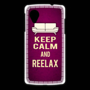 Coque LG Nexus 5 Keep Calm and Reelax Rose