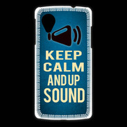 Coque LG Nexus 5 Keep Calm and Up Sound Bleu