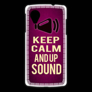 Coque LG Nexus 5 Keep Calm and Up Sound Rose