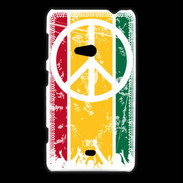 Coque Nokia Lumia 625 Rasta Peace and Love 15