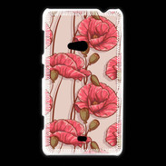 Coque Nokia Lumia 625 Fleurs vintage 2