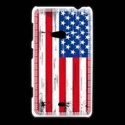 Coque Nokia Lumia 625 Drapeau USA grunge et vintage 5