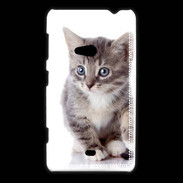 Coque Nokia Lumia 625 chaton gris 4