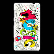 Coque Nokia Lumia 625 Graffiti Musique