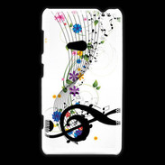 Coque Nokia Lumia 625 Farandole de notes de musique 1