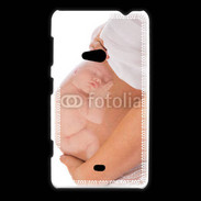 Coque Nokia Lumia 625 Femme enceinte avec bébé dans le ventre