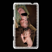 Coque Nokia Lumia 625 Jumeaux dormant dans des caisses