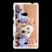 Coque Nokia Lumia 625 Jumeau avec chien