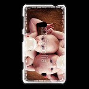 Coque Nokia Lumia 625 Bébés avec biberons
