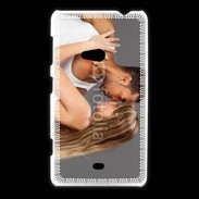 Coque Nokia Lumia 625 Couple métisse 1