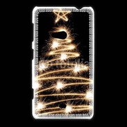 Coque Nokia Lumia 625 Sapin de noël feu d'artifice