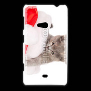 Coque Nokia Lumia 625 Chaton Noël