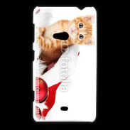 Coque Nokia Lumia 625 Chaton Noël