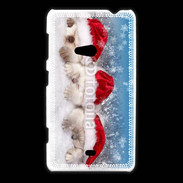 Coque Nokia Lumia 625 3 chatons Noël