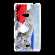 Coque Nokia Lumia 625 Chat Noël 6