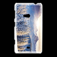Coque Nokia Lumia 625 Montagne enneigée et ensoleillée