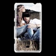Coque Nokia Lumia 625 Hippie amoureux et tranquile