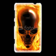 Coque Nokia Lumia 625 crâne en feu