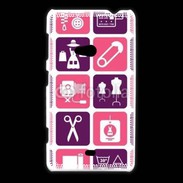 Coque Nokia Lumia 625 Fond symboles couturière