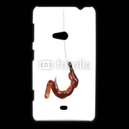 Coque Nokia Lumia 625 Hameçon avec appât pêcheur