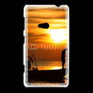 Coque Nokia Lumia 625 Couché de soleil pêcheur