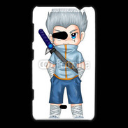 Coque Nokia Lumia 625 Chibi style illustration of a superhero 2